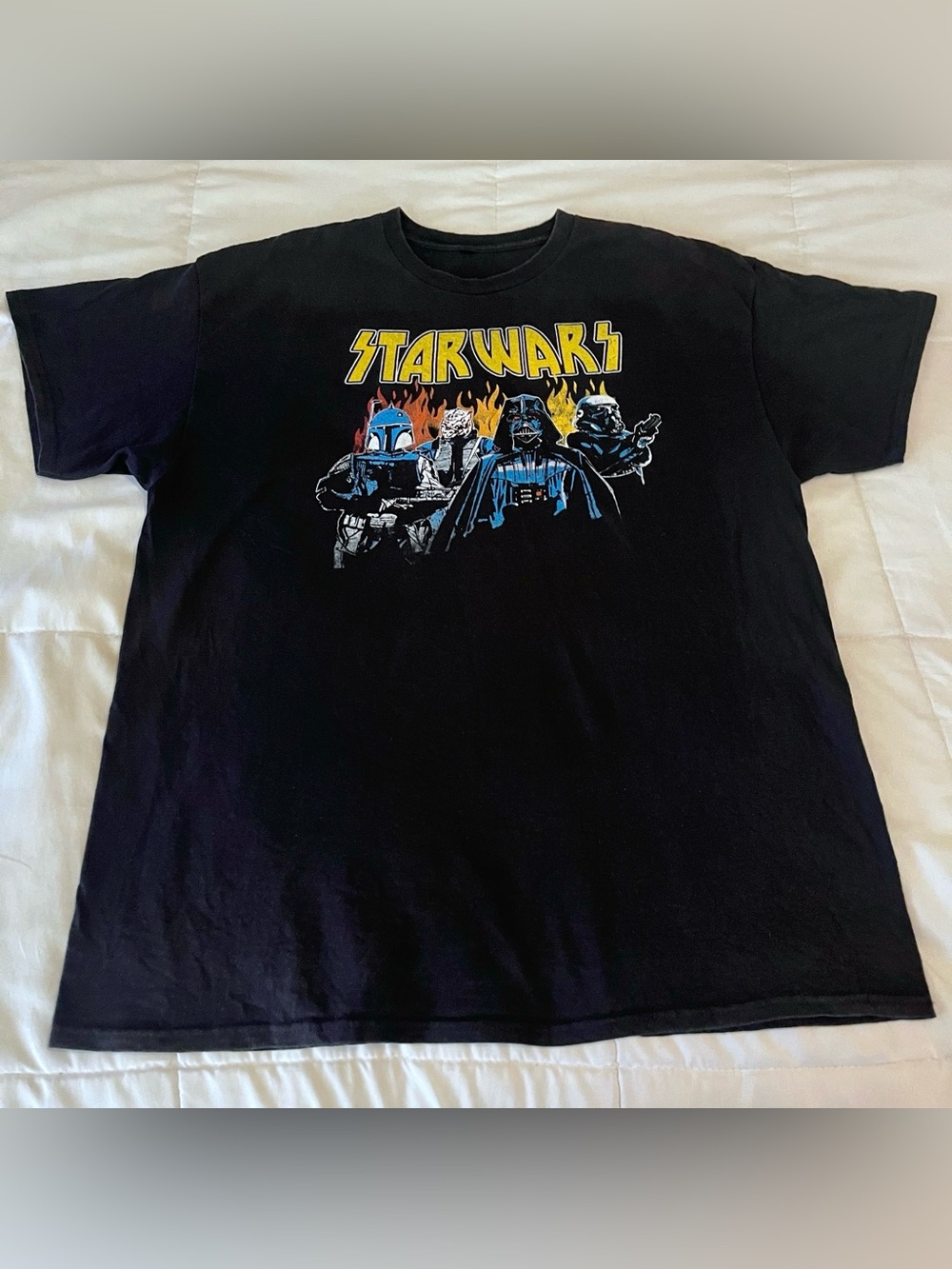 Star Wars Black The Empire Retaliation T Shirt mens size xl